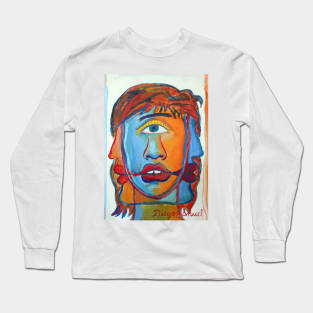 Series of paintings, woman's head Long Sleeve T-Shirt